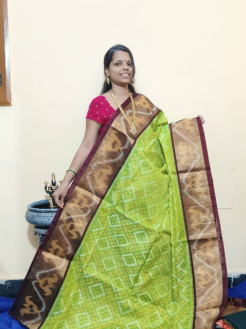 PGMRISCS4V05EZDC46- Ikat Sico saree