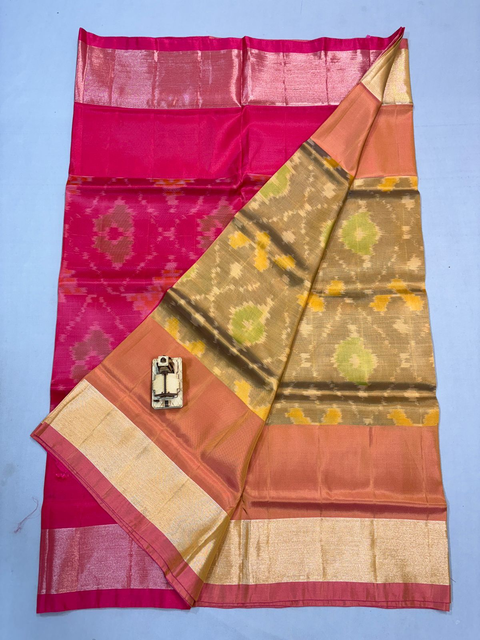 PKHSISSSS4V04ISDC18- Ikat soft silk saree