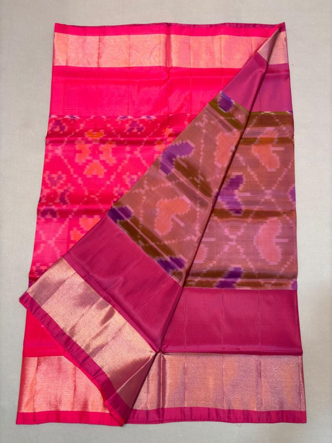 PKHSISSSS4V04ISDC33- Ikat soft silk saree