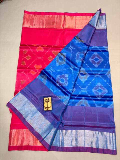 PKHSISSSS4V04ISDC34- Ikat soft silk saree