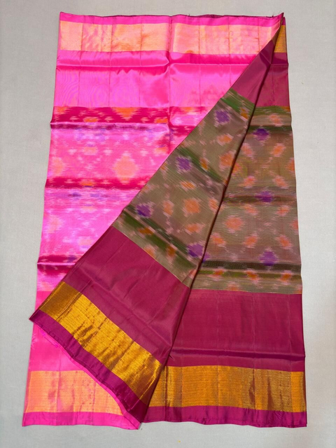 PKHSISSSS4V04ISDC38- Ikat soft silk saree