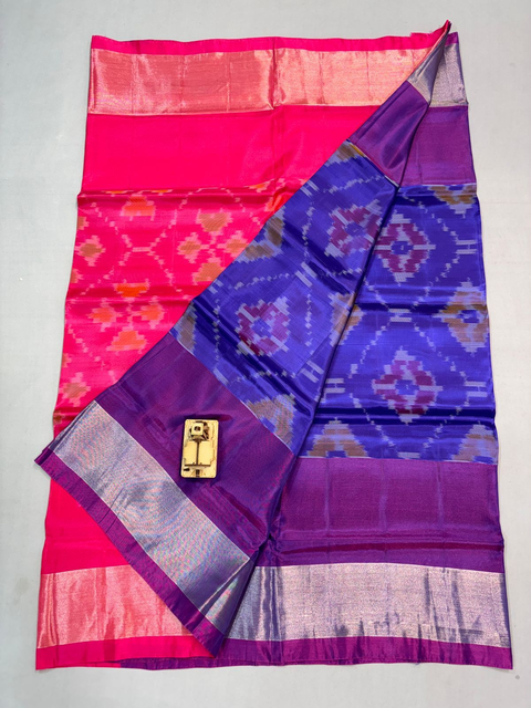 PKHSISSSS4V04ISDC57- Ikat soft silk saree