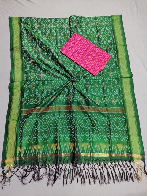 PSSISDST4V04ESCD10- Ikat sico dupatta with  sico top