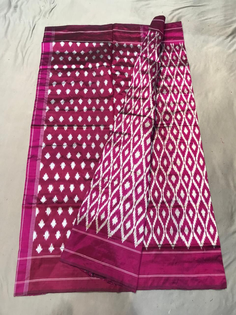 PGMRILWS4V08SZDC31- light weight Ikat silk saree