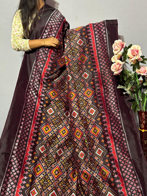 PKISIDSS4V05NCCD01- Ikat silk saree