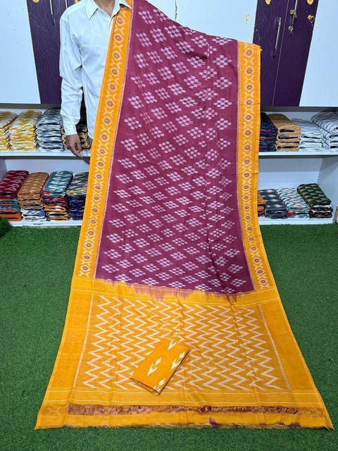 PSRGICTS4V05INDD31- Ikat cotton saree