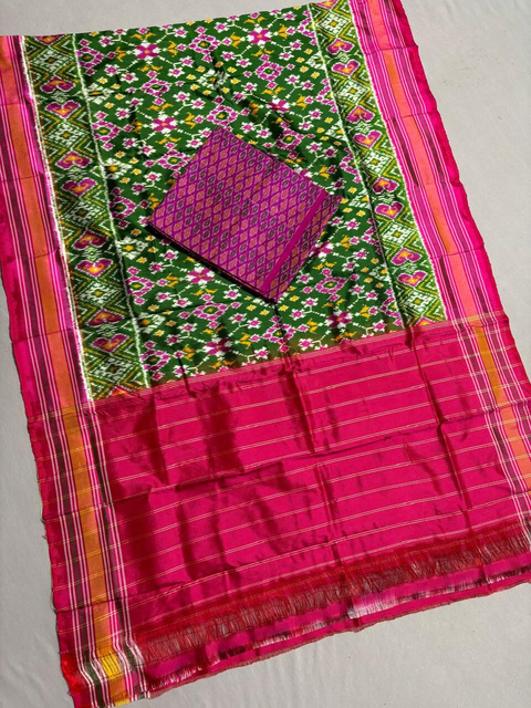 PSSISDST4V09FSCC72- Ikat Silk dupatta with Ikat sico top