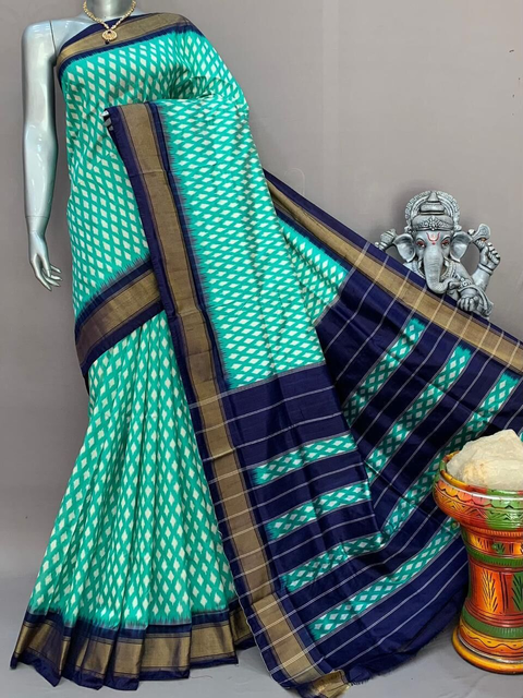 PSNTIDSS4V09TTDC19- Ikat silk saree