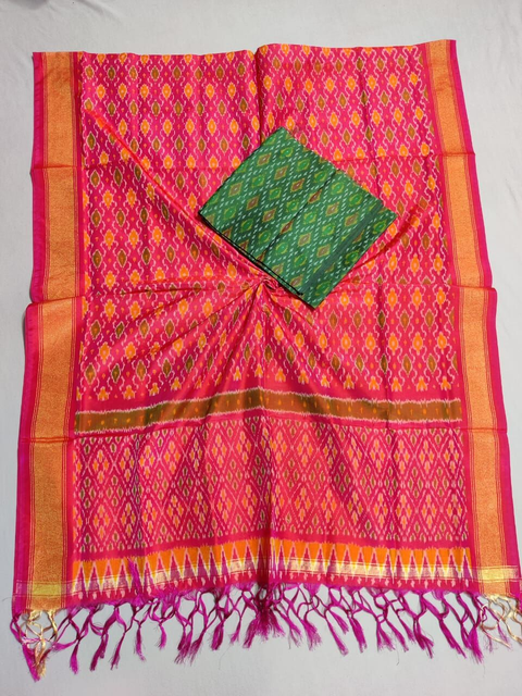 PSSISCDT4V11ESDD11- Ikat sico dupatta with  sico top