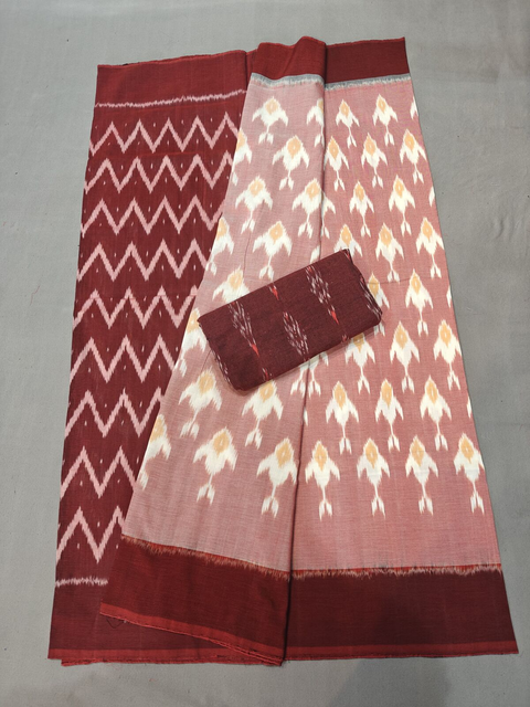 PGMRICTS4V21INCC43- Ikat cotton saree