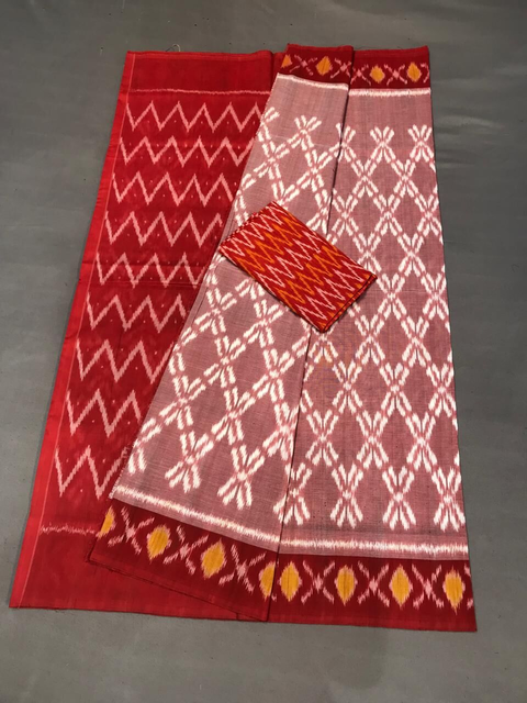 PGMRICTS4V21INCC50- Ikat cotton saree