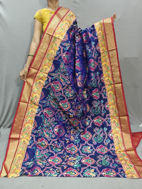 PGMRIDSS4V13FSDC02- Ikat silk saree