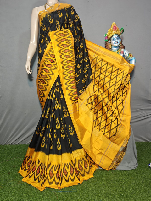 PGMRILWS4V19XCDC02- light weight Ikat silk saree