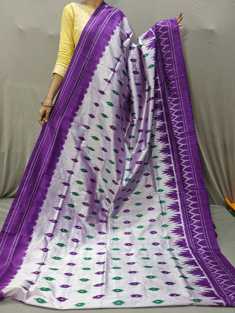 PGMRILWS4V19XCDC44- light weight Ikat silk saree