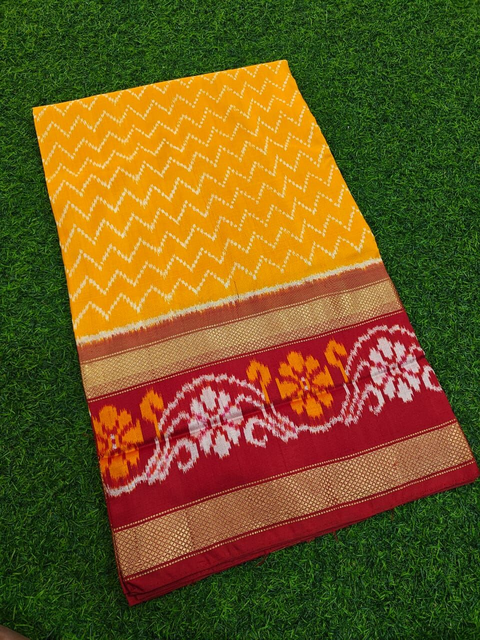 PMIUIDSS4V13BBDC17- Ikat silk saree