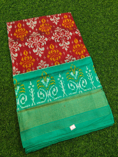 PMIUIDSS4V13BBDC26- Ikat silk saree