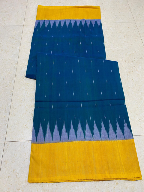 PPHSICTS4V21INCD15- Ikat cotton saree