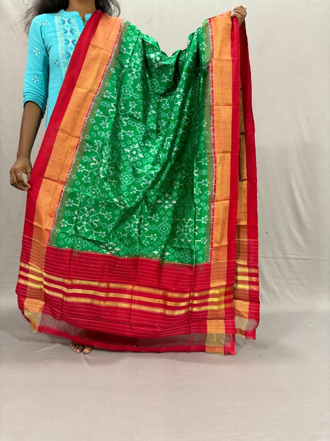 PSSIISCS4V14EDDC52- Ikat silk dupatta