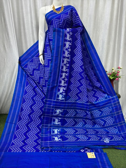 PASKIDSS4V19TICC02- Ikat silk saree