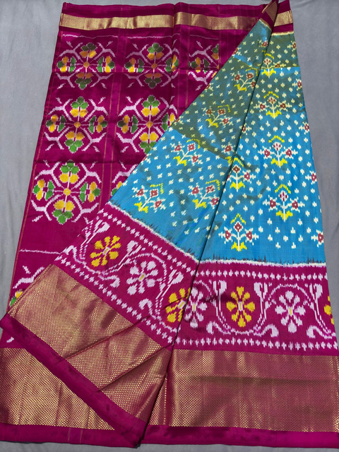 PLHSIDSS4V22BNCD01- Ikat silk saree