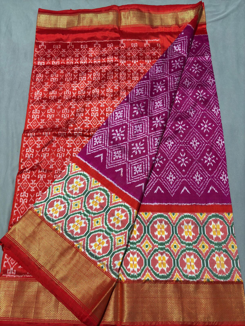 PLHSIDSS4V22BNCD03- Ikat silk saree