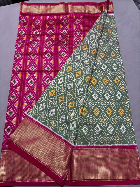 PLHSIDSS4V22BNCD07- Ikat silk saree