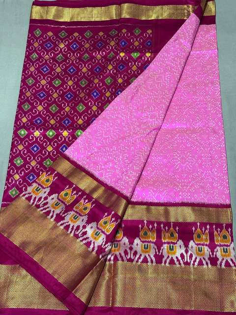 PLHSIDSS4V22BNCD08- Ikat silk saree