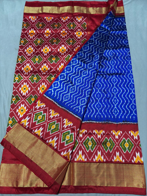 PLHSIDSS4V22BNCD09- Ikat silk saree