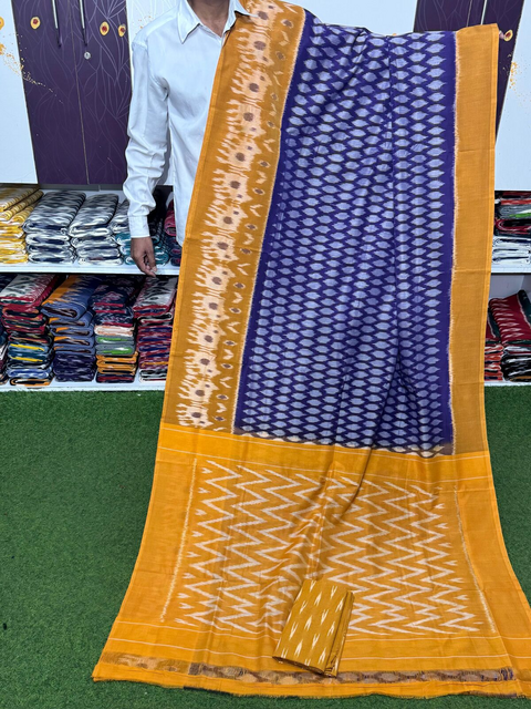 PSRGICTS4V26INCD13- Ikat cotton saree