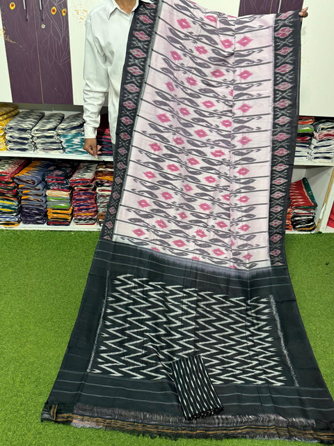 PSRGICTS4V26INCD41- Ikat cotton saree