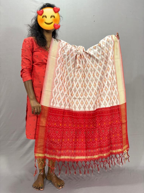 PSSISCDP4V25IBCD04- Ikat sico dupatta