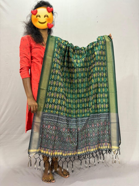 PSSISCDP4V25IBCD11- Ikat sico dupatta