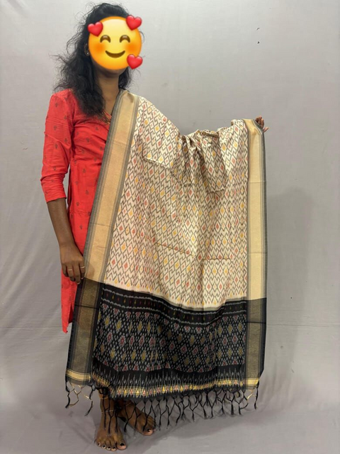 PSSISCDP4V25IBCD25- Ikat sico dupatta