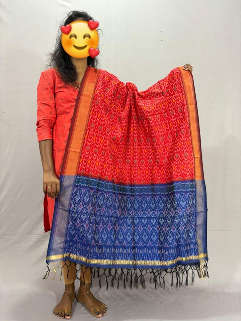 PSSISCDP4V25IBCD26- Ikat sico dupatta