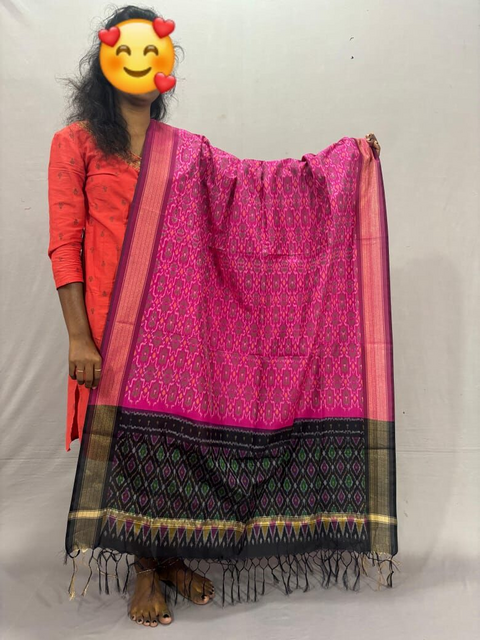 PSSISCDP4V25IBCD30- Ikat sico dupatta