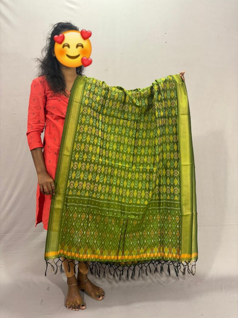 PSSISCDP4V25IBCD32- Ikat sico dupatta