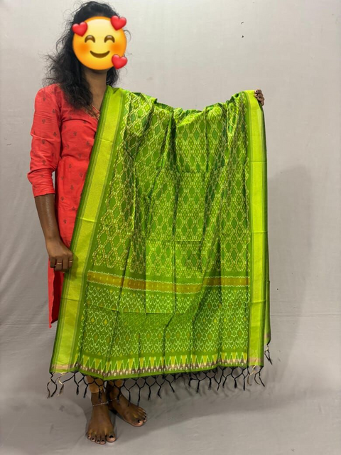 PSSISCDP4V25IBCD33- Ikat sico dupatta