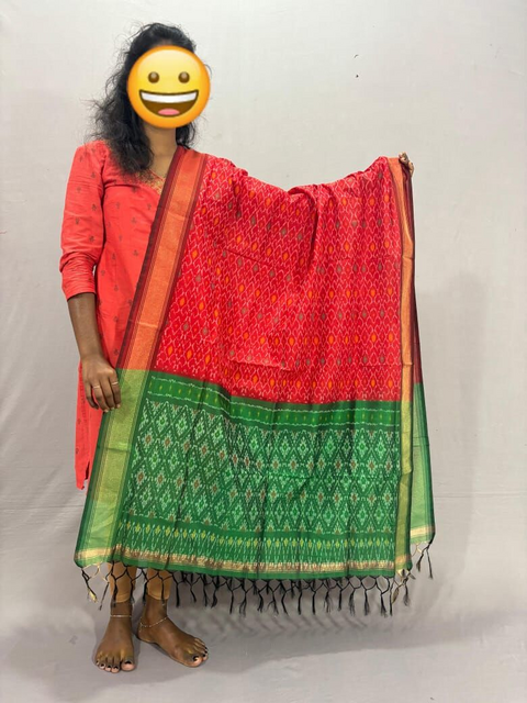 PSSISCDP4V25IBCD50- Ikat sico dupatta