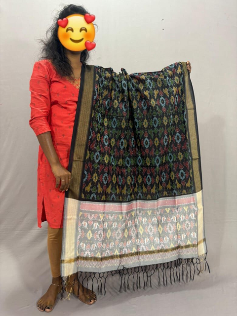 PSSISCDP4V25IBCD51- Ikat sico dupatta