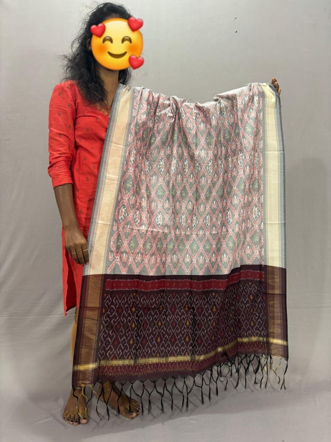 PSSISCDP4V25IBCD52- Ikat sico dupatta