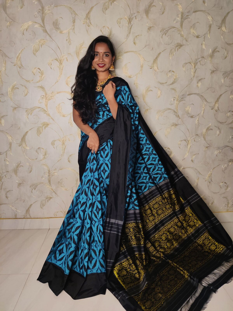 PLXHIDSS4V26NCCD06- Ikat silk saree