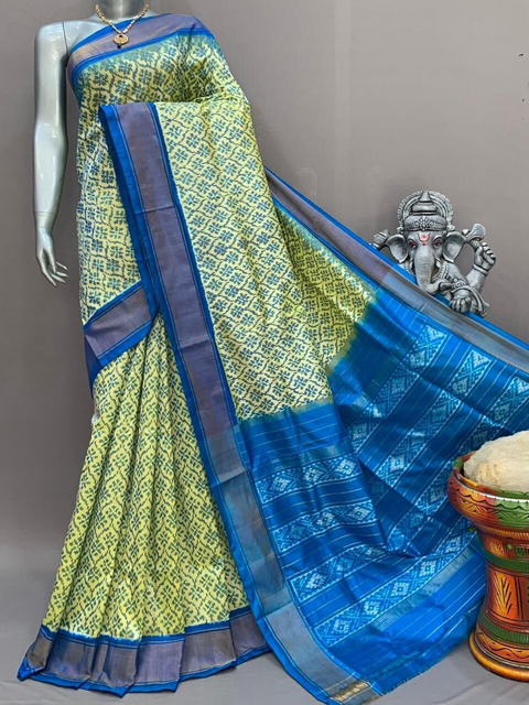 PSNTIDSS4V26NDCD20- Ikat silk saree