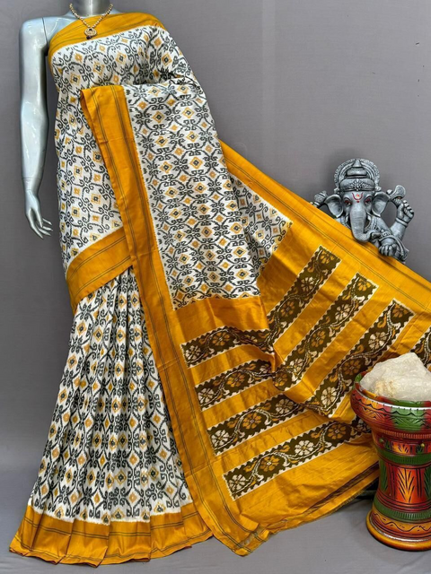 PSNTIDSS4V26NDCD38- Ikat silk saree