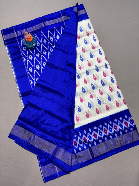 PSSIILWS4V30XZDD12- light weight Ikat silk saree