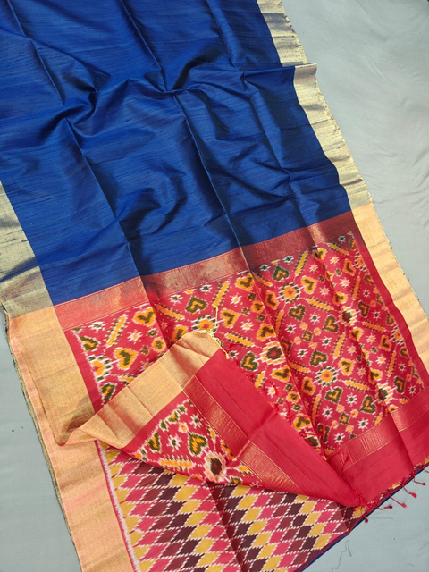 PGMRIDSS4D02XSDC06- Ikat silk saree