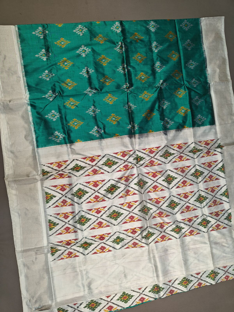 PMIUIDSS4D03BSCC15- Ikat silk saree