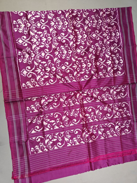 PMIUIDSS4D03BSCC37- Ikat silk saree