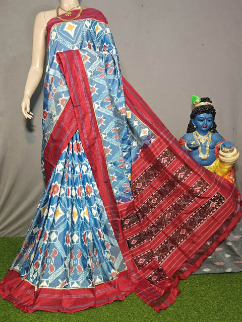 PGMRIDSS4D05BXCC06- Ikat silk saree