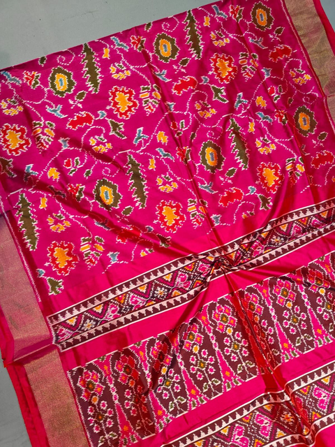 PMIUIDSS4D05IDCD01- Ikat silk saree