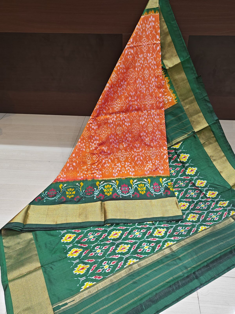 PANHIDSS4D09BNDC03- Ikat silk saree